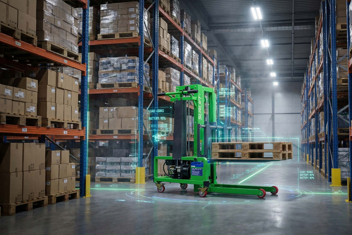 özel imalat mini forklift üreticisi depo içi palet taşıma forklift